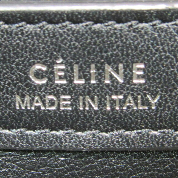 Celine Cabas Phantom Tote Bag Canvas Beige Blue - Picture 16 of 16